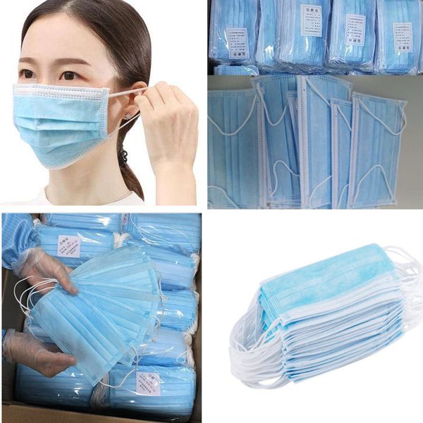 

maschera ffp3 одноразовые маски для лица ежедневно 4 слоя защитная маска анти туман пылезащитный нетканый одноразовый маска для лица для старых детей взрослых маска