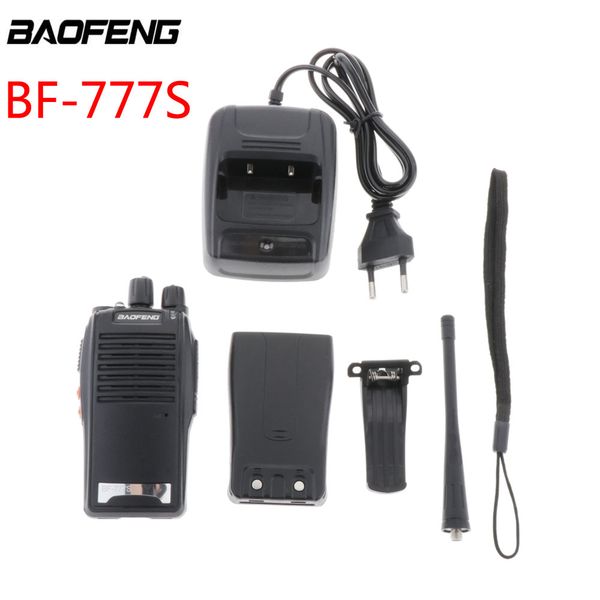 

baofeng 1 piece walkie talkie bf777s baofeng bf-777s with earphone 5w 16ch uhf interphone 777s two-way radio ham radio
