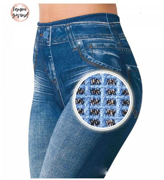 

леггинсы jeggings джинсы для женщин высокой талией скинни push up карандаш брюки плюс размер s 5xl эластичный тонкий оптовая, Black