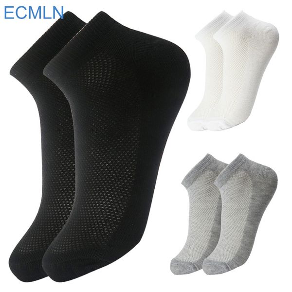

10pair black/white/gray 3 color men socks male summer casual short breathable cotton ankle socks men brand dress business