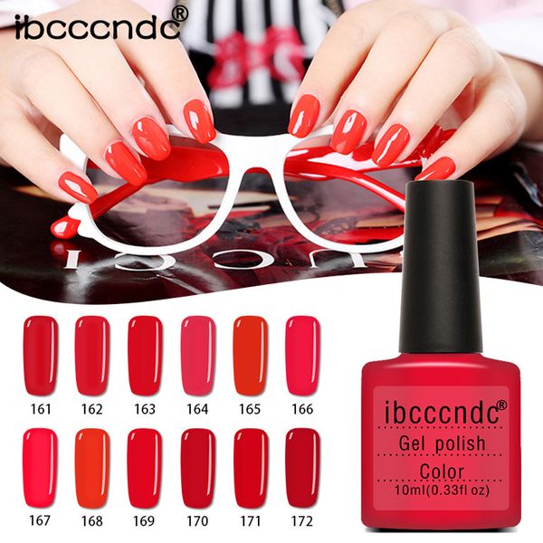 

ibcccndc christmas red women 10ml gel nail polish nail art gel polish vernis holographique laca de unas esmalte para unhas
