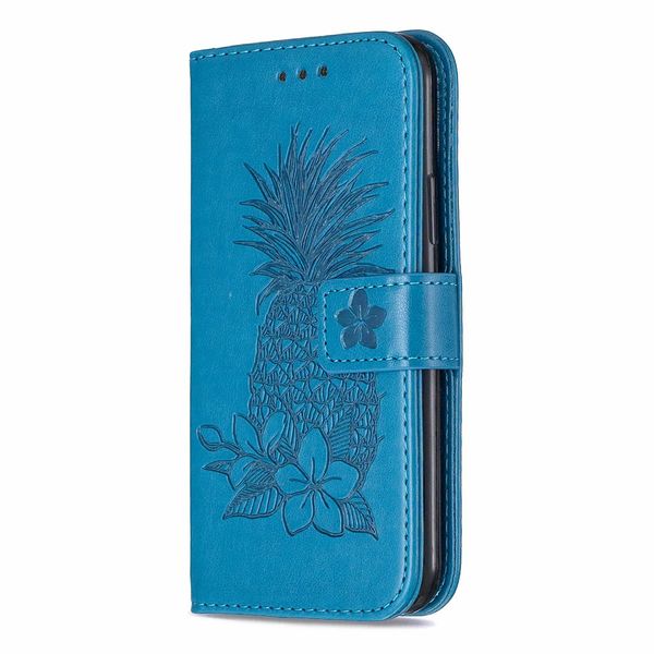 

pu кожаный чехол, тиснение шаблон стенд флип magnetic closure wallet чехол для iphone 11 xs max xr x 8 7 6 plus