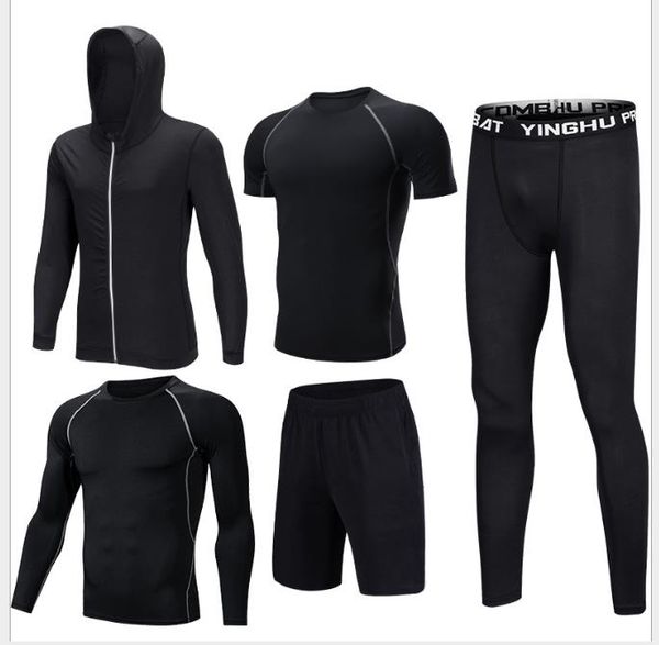 

big fitness suit for fat men increasing weight, exercise, fast-drying clothes, training clothes, gymnasium running clothes, White;black