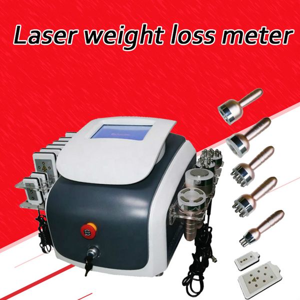 

5 handles cavitation body shaping weight loss 40k ultrasonic vacuum bipolar rf liposuction lipo laser slimming machine salon home use beauty