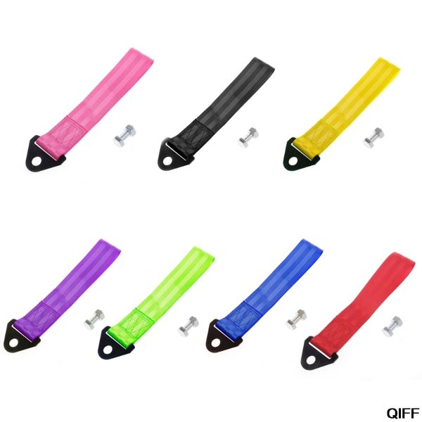 

wholesale 1pc nylon tow eye strap racing car tow strap/high strength ropes/towing bar may06