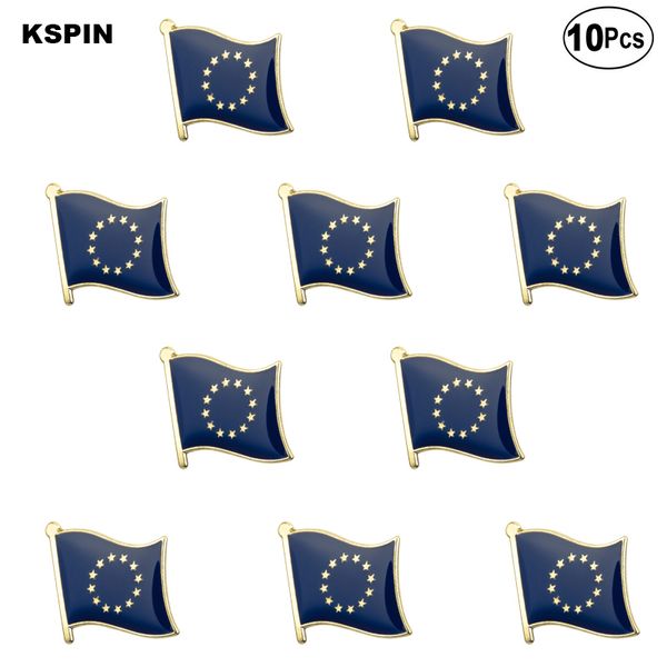 Europäische Union Flagge Anstecknadel Flagge Abzeichen Brosche Pins Abzeichen 10 Stück viel