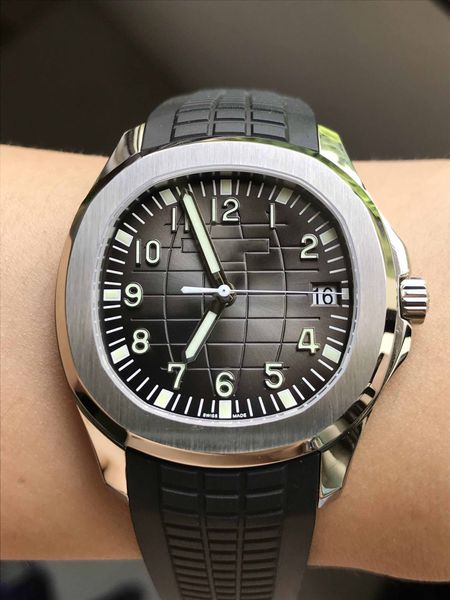 

Luxury watch zf factory 40mm black dial rubber trap new men automatic watch