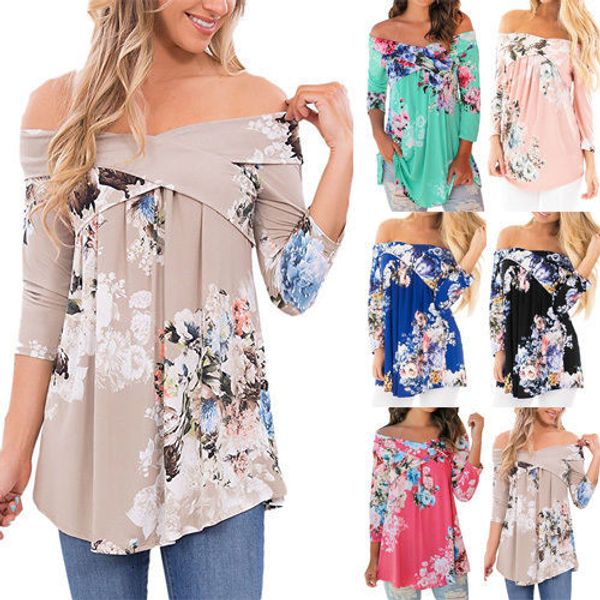 

overlapping v collar strapless printing shirt women's jacket t shirts, Black