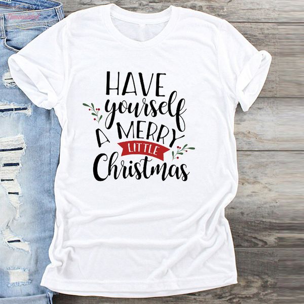 

fashion women t shirt warm wishes new year tee shirt christmas tumblr graphic t shirt female tees camisa print t shirts, White