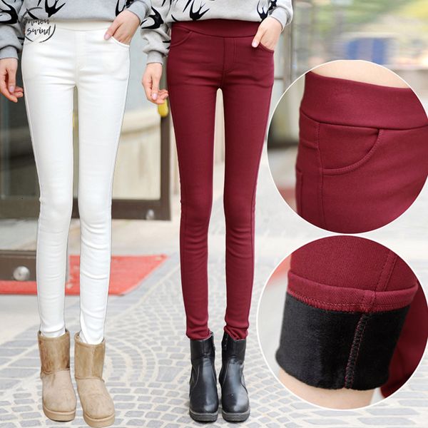 

2019 зима женщины брюки вельвет dropshipping брюки брюки плюс размер s xxxl 5 цветов женский теплые брюки утолщение, Black;white