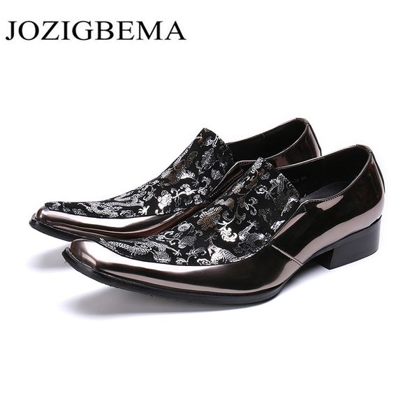

handmade square head men oxfords leather men black formal shoes office business wedding dress loafers shoes