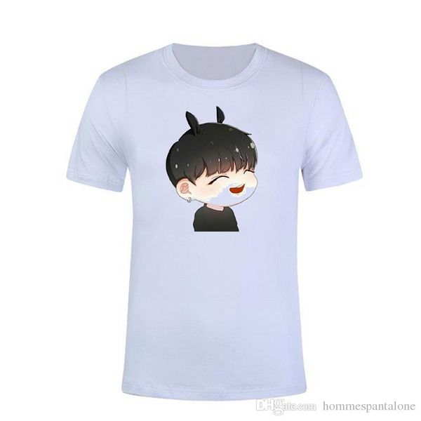 

лето cartoon printed женщины tshirt модельер crew neck женский tops casual сыпучие панелями с коротким рукавом дамы тройники, White
