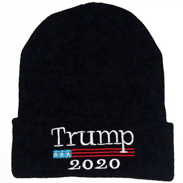 

men women winter apparel knitted hat cap letter accessories beanie embroidered elastic fluffy outdoor spring warm for trump 2020 uotrj, Black;white