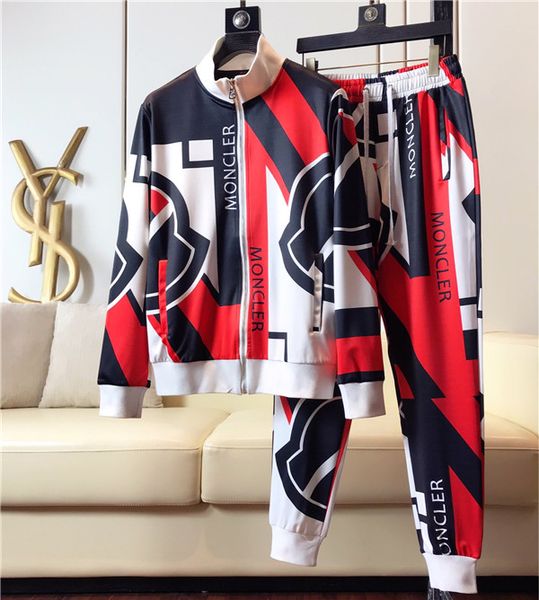 

2019 suit sportswear designer sportswear men's hoodies + pants men's sweatshirt pullover ladies casual tennis sportswear -3xl, Gray