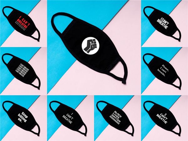 

stock breathing valve mask anti dust face masks pm2.5 anti haze mouth er dustproof protective earhook masks cycling designer printed mas #18