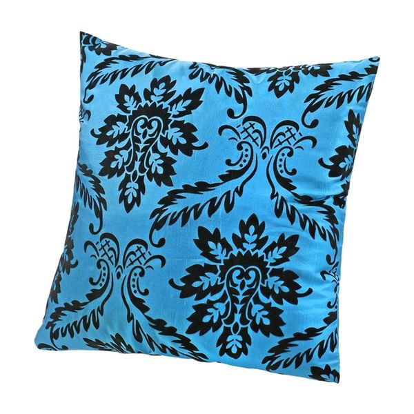 

home sofa bed car square decorative throw pillow case cushion cover (blue