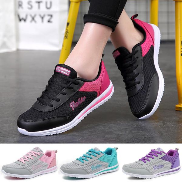

women's sneakers, autumn fashion, light running shoes, comfortable and soft outdoor walking sports shoes