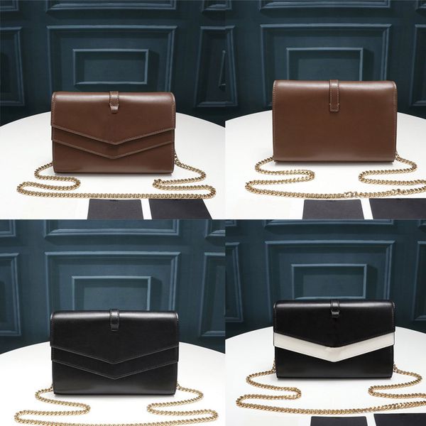 

luxury fashion women bags sulpice chain wallet designer wallet smooth leather women clutch wallet designer crossbody bag luxury chain bags