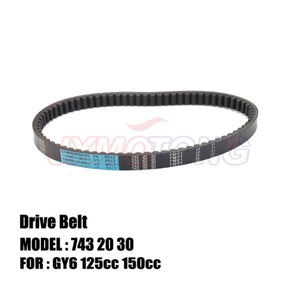 

743 20 30 cvt drive belt for gy6 125cc 150cc engine moped scooter atv quad ing
