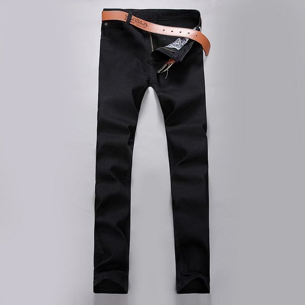 

tangyaxuan brand men jeans slim fit skinny denim jeans designer elastic straight stretch trousers for men, Blue