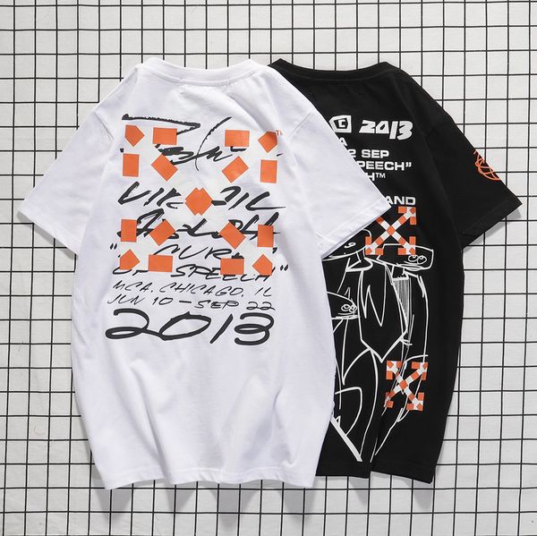 

off women mens designer t shirts white fashion short sleeve luxury designer t shirt summer mens tshirt tee couples matching clothes 6007