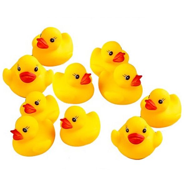 

small baby kids squeaky rubber ducks bath toys bathe room water fun game playing newborn boys girls toys for children