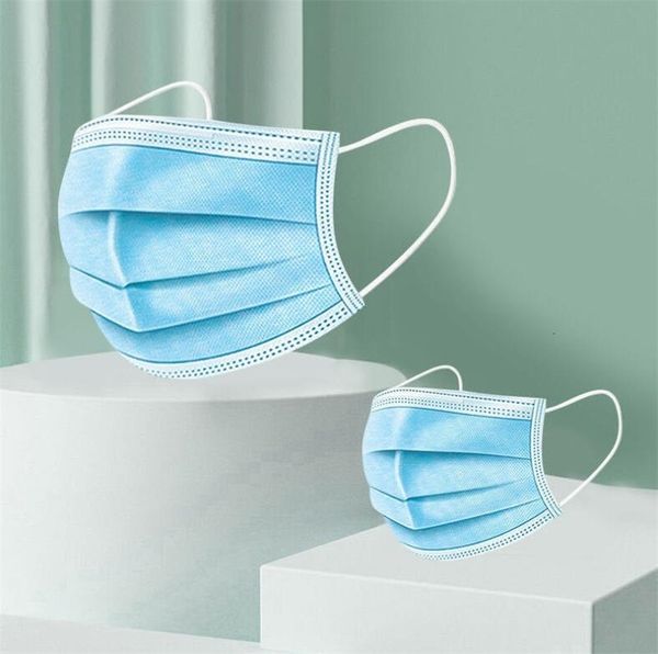 

dhl ship in stock 3 layer mouth face masks filter safety dust pollution mask czqg
