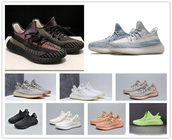 

2020 kanye west static citrin butter yecheil black all white breds antlia clay cloud белые кроссовки спортивные кроссовки размер 36-46