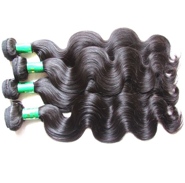 Beautysister Hair Extension di capelli umani vergini peruviani di alta qualità Bundle Weave Body Wave 4 pezzi 400g / lotto da una testa piena da un donatore