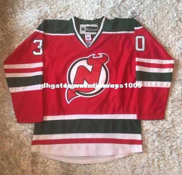

custom martin brodeur jersey devils 1980 ccm vintage hockey jersey sz m mens stitch custom any number name xs-6xl, Black;red