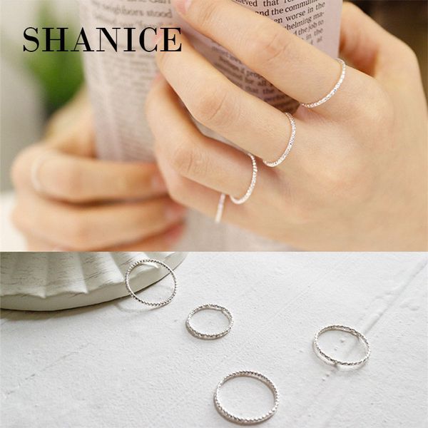 

shanice fine 925 sterling silver twist ring simple antique silver fine ring thin small finger ring for women minimalist jewelry