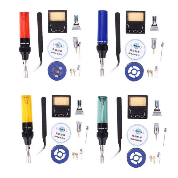 

mini gas soldering iron cordless welding pen butane blow torch solder iron