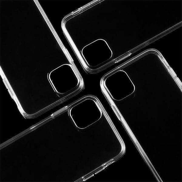 Ultra Slim Thin Soft TPU Silikon Gel Gummi Clear Transparent Cover Case für iPhone 11 Pro Max XS XR X 8 7 6 6S Plus Schutz