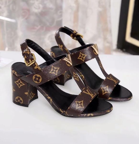 

New fa hion women 039 chunky heel andal beach hoe leather ca ual lipper female peep toe andal 19 33132