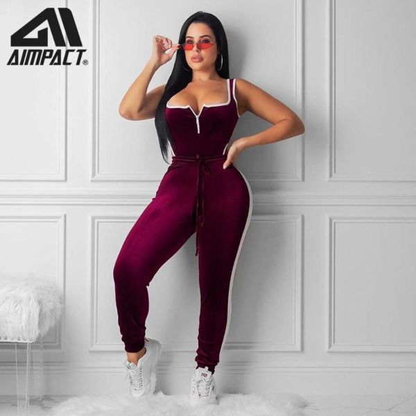 

new women's low collar velvet casual suit in spring and summer v neck women matching set fashion sleeveless athleisure, White;red