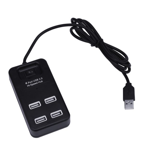 

support 1tb hdd 4 port usb2.0 hi-speed hub 480mbps with on/off switch for tablet