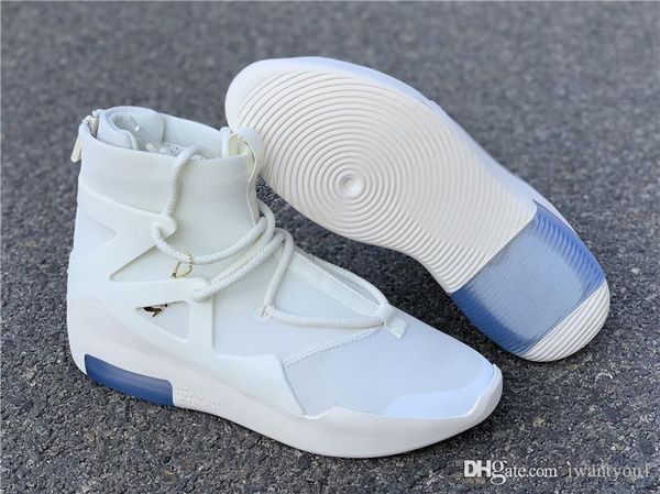 

est authentic air fear of god 1 sail black ar4237-100 outdoor shoes men fog black light bone frosted spruce orange amarillo yellow