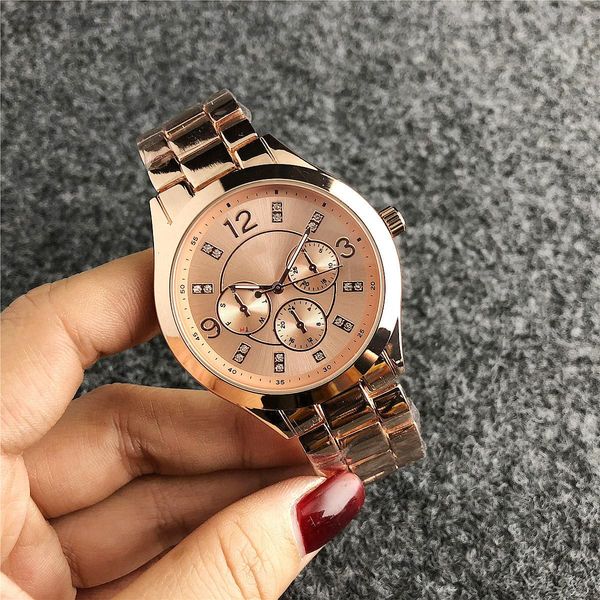 

t6239tmz casual fashion ladies watch royal oak diamond th quartz watch steel belt folding buckle, Slivery;brown