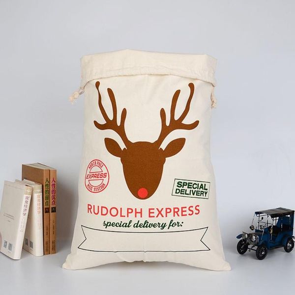 

christmas gift jute bag