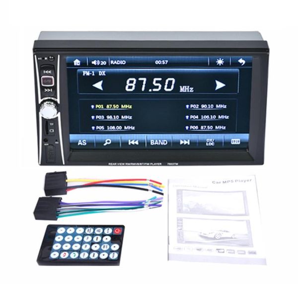 

7653tm 6.6 inch car radio mp5 player touch screen bluetooth phone link smart phone stereo radio player