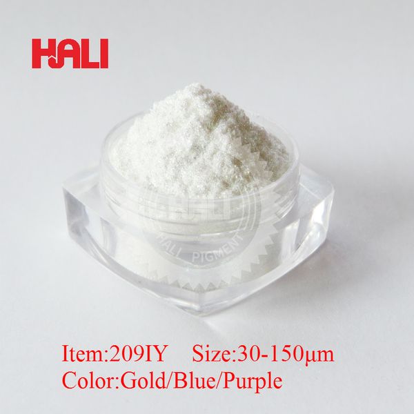 

100g chameleon pigment color shifting pigment chrome mica pearl automotive paint pigment,item:209iy,ing, Silver;gold