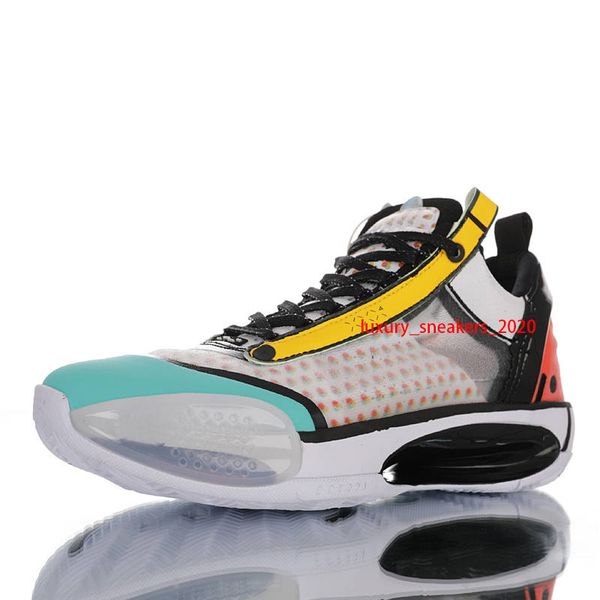 

2020 men xxxiv 34 black gold basketball shoes athletic bhm christmas day jumpman candy kids sports sneakers shoes, Black;red