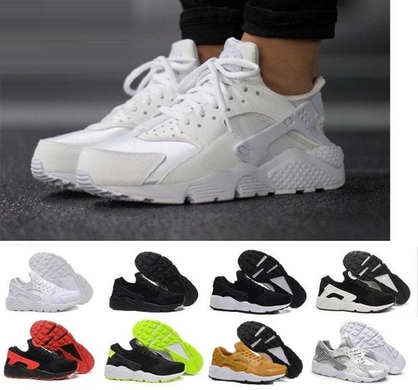 

2019 Huarache 4.0 1.0 Classical Triple White Black red mens womens Huarache Shoes Huaraches sports Sneaker Shoes size eur 36-45 bb