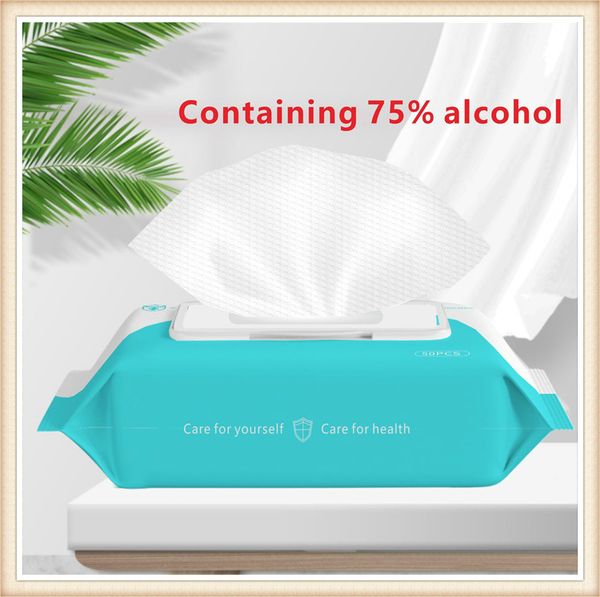 

75% alcohol wipes 75% alcohol disinfecting dipe portable disinfection wet wipes disinfected anti antiseptic cotton wet tissue