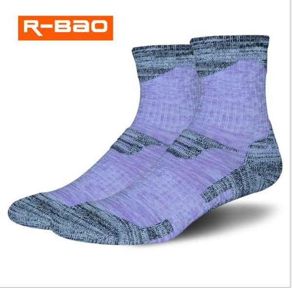 

sports running hiking socks moisture wicking high tube terry towel, Black