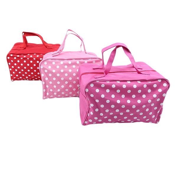 

handbag dot print waterproof handbag travel makeup bag toiletry case wash organizer storage pouch new sale