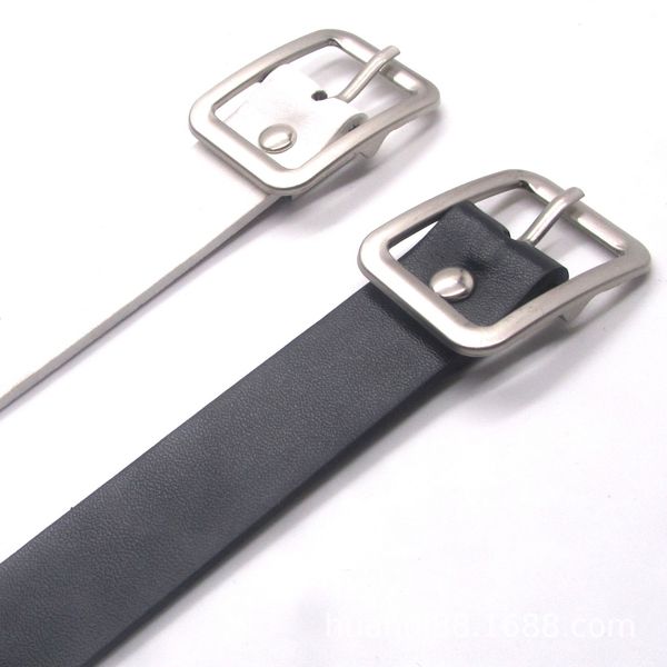 

casual japanese pin buckle women's and accessories jeans belt pu imitation leather 2.3cm thin women's jeans accessories belt, Black;brown