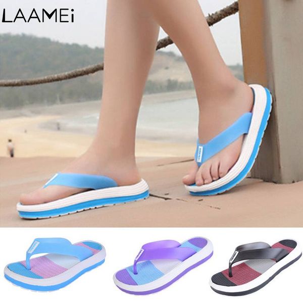 

lasperal men flops torridity beach slipper shoes mixed color slippers zapatos hombre size 36-41 casual shoes, Black