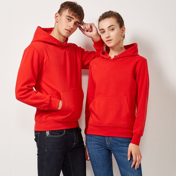 

2019 fashion brand mens hoodie casual slim cotton long sleeve solid color hoodies jacket men womens black red hooded sweatshirt xxxl