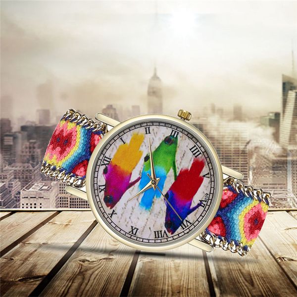 

luxury ladies dress quartz wristwatch 2019 new arrival printed round dial bracelet watches women clock casual female watch reloj, Slivery;brown